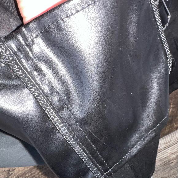 NWT Tripp NYC Black Faux Leather Corset Top Size XL - Picture 6 of 11